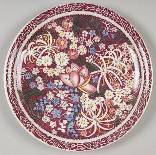 Metlox   Poppytrail   Vernon Lei Lani (San Marino Shape) Dinner Plate, Fine Chin