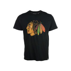 Chicago Blackhawks 47 Brand NHL Logo Scrum T Shirt