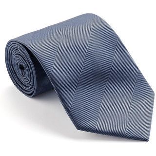 Platinum Ties Mens Smooth Blue Striped Tie