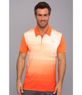 PUMA Golf Digi Sky Polo Mens Short Sleeve Pullover (Orange)
