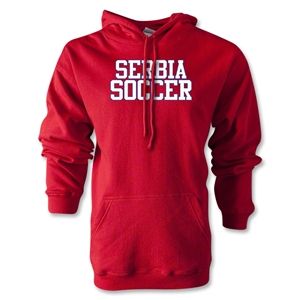 hidden Serbia Soccer Supporter Hoody (Red)