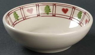 Hartstone Hearts & Trees Coupe Cereal Bowl, Fine China Dinnerware   Red Hearts &