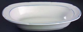 Covington Edition Avondale 10 Oval Vegetable Bowl, Fine China Dinnerware   Blue