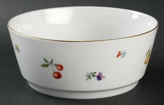 Baronet Florence 7 Round Vegetable Bowl, Fine China Dinnerware   Scattered Frui