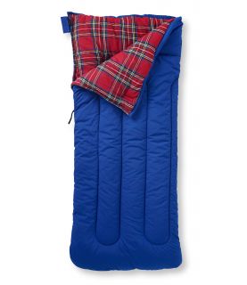 Camp Sleeping Bag, Flannel Lined 40