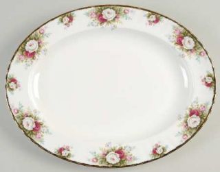 Royal Albert Celebration 13 Oval Serving Platter, Fine China Dinnerware   Montr
