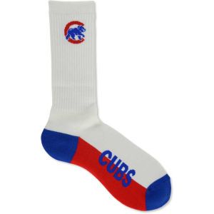 Chicago Cubs For Bare Feet Crew White 506 Sock