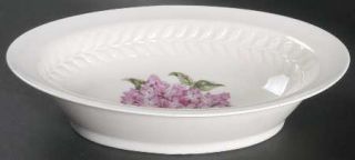 Haviland Regents Park Lilac 9 Oval Vegetable Bowl, Fine China Dinnerware   New