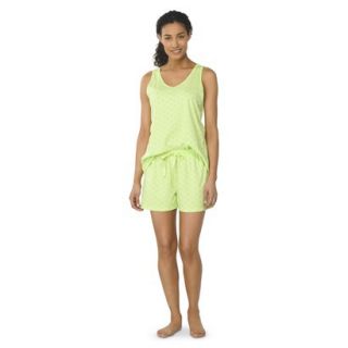 Of The Moment Womens Pajama Set   Green Floral M