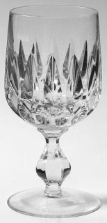 Hutschenreuther Colchester Wine Glass   Cut Vertical Design, Multi Sided Stem