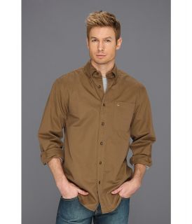 Carhartt Hines Solid L/S Shirt Mens Long Sleeve Button Up (Brown)