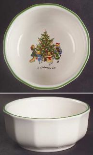 Pfaltzgraff Christmas Heritage Childs Bowl, Fine China Dinnerware   Multisided,