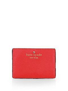 Kate Spade New York Cherry Lane Card Holder   Dark Geranium