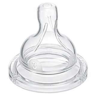 Philips Avent BPA Free Classic Medium Flow Nipple, 2 Pack