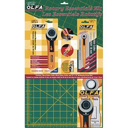 Olfa Rotary Essentials Sewing And Craft Kit With Tools And Brochure