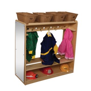 Wood Designs Natural Environment Mobile Double Sided Locker WD91700