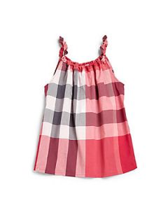 Burberry Girls Check Tank Top   Red Check