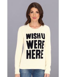 Yumi Nautical Slogan Sweater Womens Sweater (Beige)