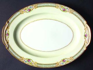 Noritake Lynbrook (4724 & No #) 12 Oval Serving Platter, Fine China Dinnerware