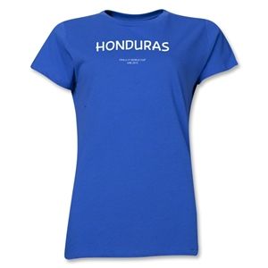 Honduras 2013 FIFA U 17 World Cup UAE Womens T Shirt (Royal)