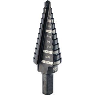 Milwaukee #4 Step Bit   3/16in. to 7/8in. by 1/16ths, Model# 48 89 9204