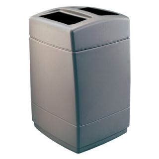 Commercial Zone 55 Gallon Square Waste Container 732810 / 732824 Color Charcoal