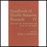 Handbook of Health Behavior Research , Volume IV