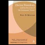 Divine Freedom and Doctrine of Immanent Trinity