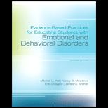 Evidence Based Practices for Educating Students with Emotional and Behavioral Disorders (Looseleaf)