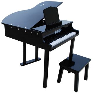 Schoenhut Black Baby Grand Piano