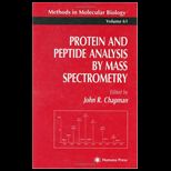 Protein and Peptide Analysis by Mass Spect.