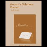 Statistics  The Art and Science of Learning from Data   Student Solutions Manual