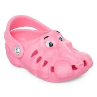 POLLIWALKS Toddler Pink Elephant Clogs