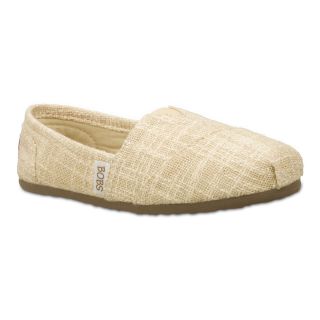 BOBS FROM SKECHERS Helping Hand Linen Slip On Shoes, Natural, Womens