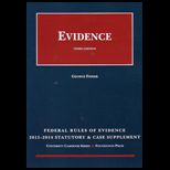 Evidence Federal Rules of Evidence Statutory and Case Supplement 13 2014