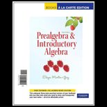 Prealgebra and Intro. Algebra  Package