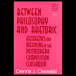 Between Philosophy and Rhetoric  Aesthetics and Meaning in the Postmodern Composition Classroom