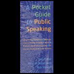 Pocket Guide to Public Speaking and Essential Guide to Group Communication and Essential Guide to Interpersonal Communication
