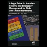 Legal Guide to Homeland Security and Emergency Management for State and Local Governments