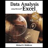 Data Analysis Using Microsoft Excel   Updated for Office XP