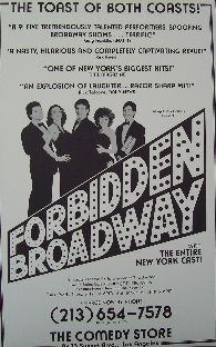 Forbidden Broadway   Special Los Angeles Performance (Original