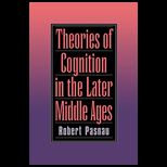 Theories of Cognition in Later Middle