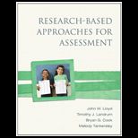 Research Based Approaches for Assessment