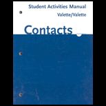 Contacts  Cahier DActivity (Workbook/Lab Manual)