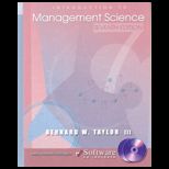 Introduction to Management Science   With 2 CDs