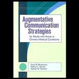 Augmentative Communication Strategies for Adults  With CD