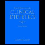 Quick Reference to Clinical Dietetics