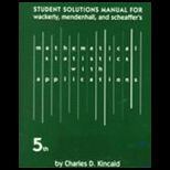 Mathematics Statistics With Application  Student Solution Manual
