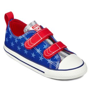 Converse All Star Chuck Taylor V2 Toddler Boys Sneakers, Red/Blue, Red/Blue,