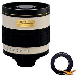 Rokinon 800mm F8.0 Mirror Lens for Olympus Micro 4/3 (White Body)   800M